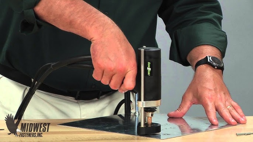 How a Weld Stud Fastener is Installed