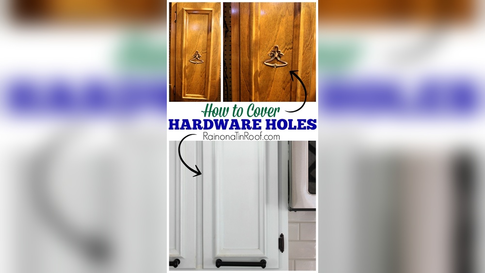 How to Fill Holes from Cabinet Hardware