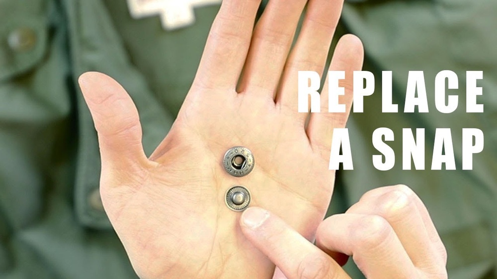 How to Fix Snap Fasteners