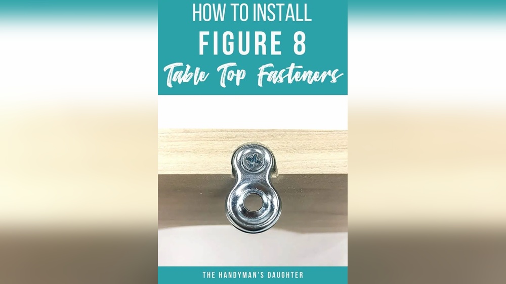 How to Install Figure 8 Fasteners