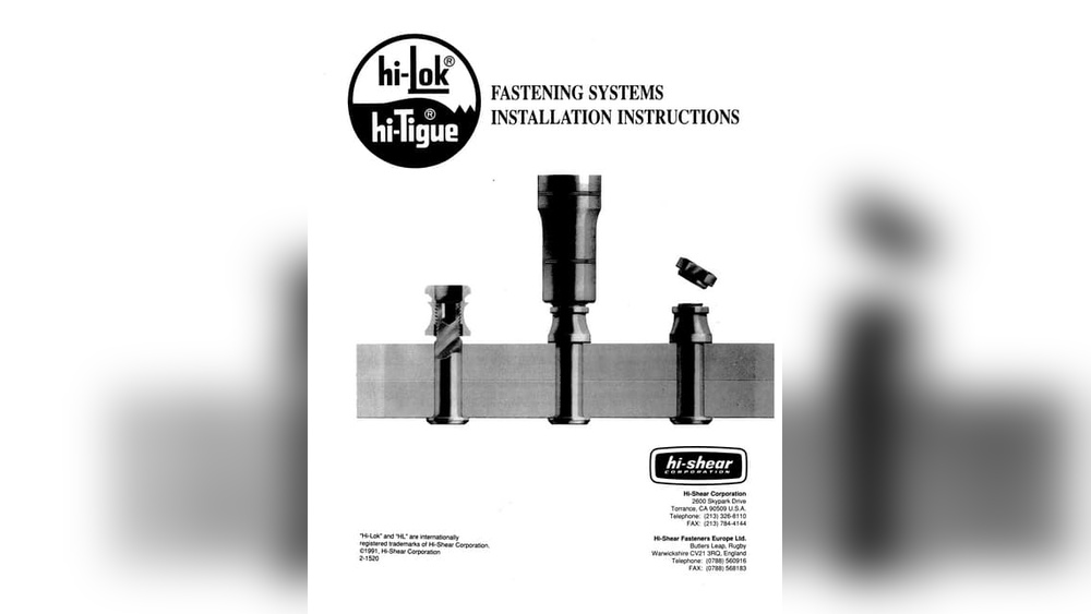 How to Install Hi Lok Fasteners