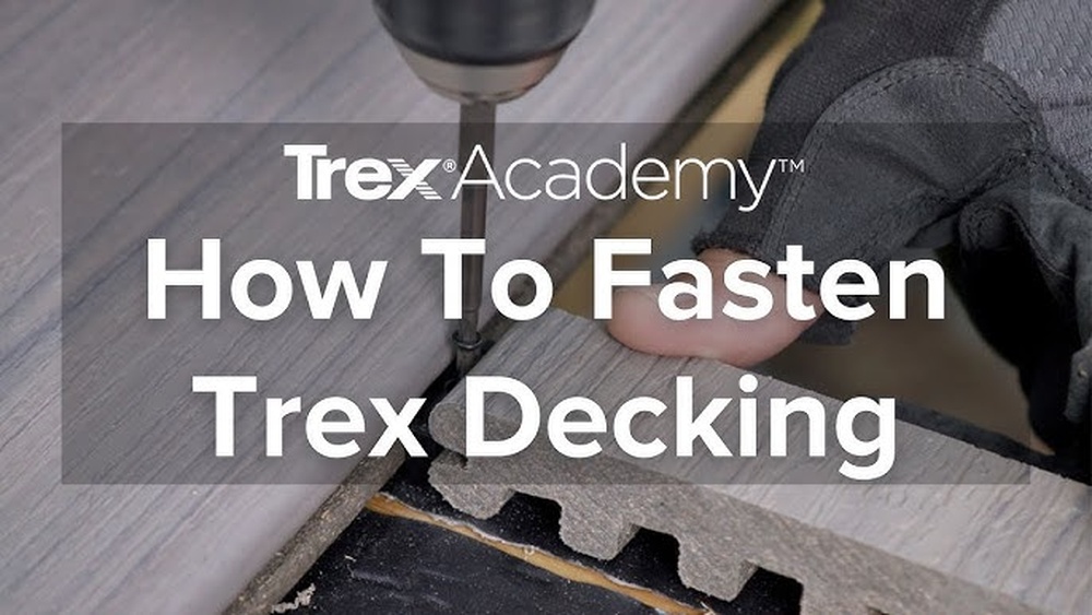 How to Install Trex Composite Decking With Hidden Fasteners