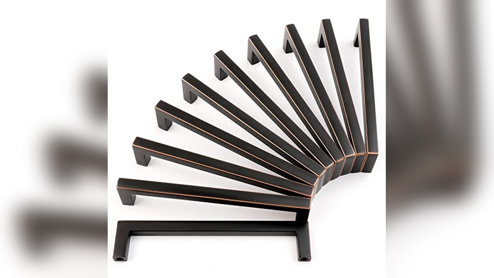 Best Cabinet Hardware for Dark Espresso Color Bronze Faucet