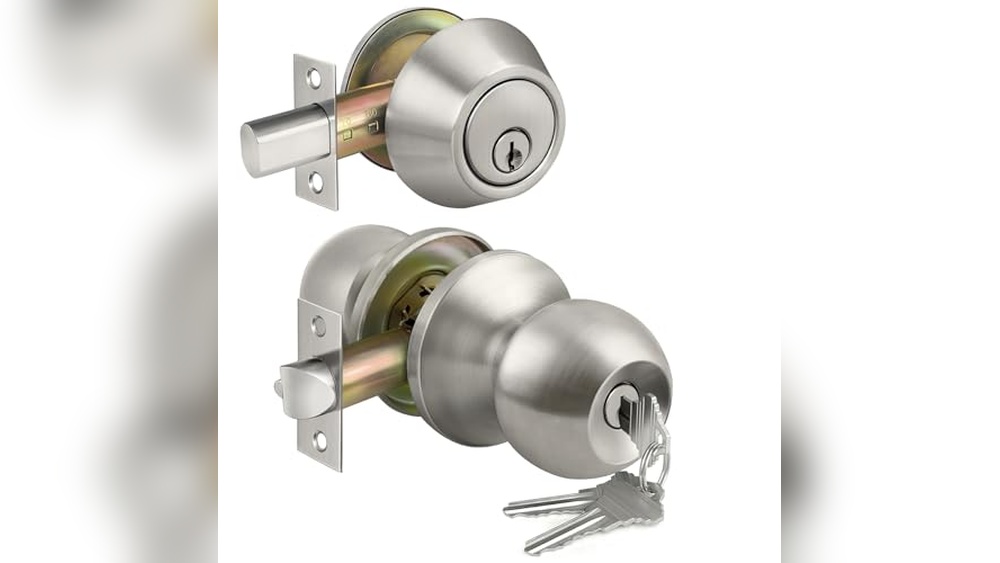 Best Entry Door Knob And Single Cylinder Deadbolt Combo Pack