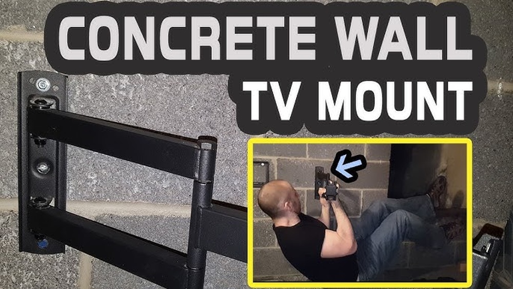 How Do I Anchor a Tv to a Cement Wall