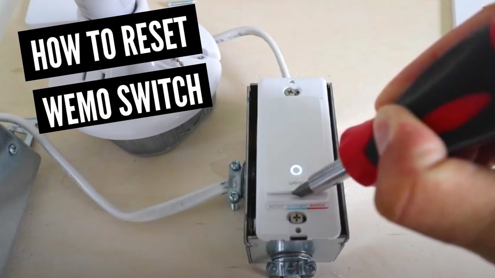 How Do I Reset My Wemo Light Switch