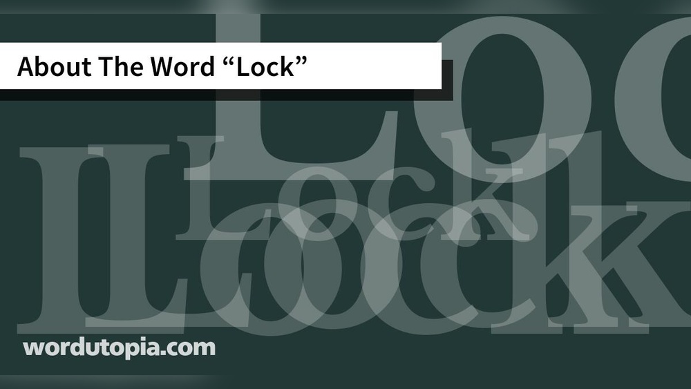 How Do You Spell Deadbolt
