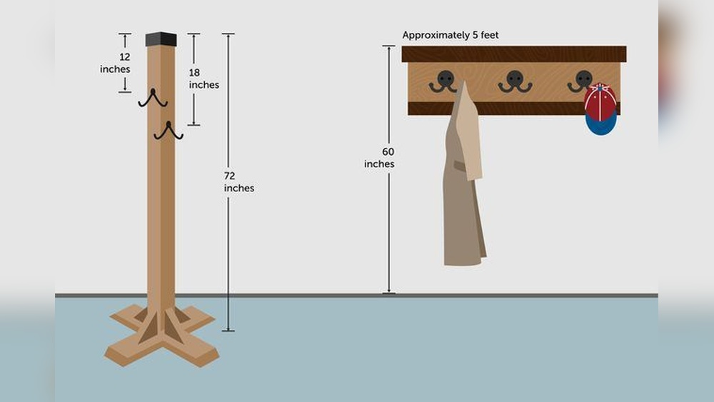 How High Should Coat Hooks Be on Wall
