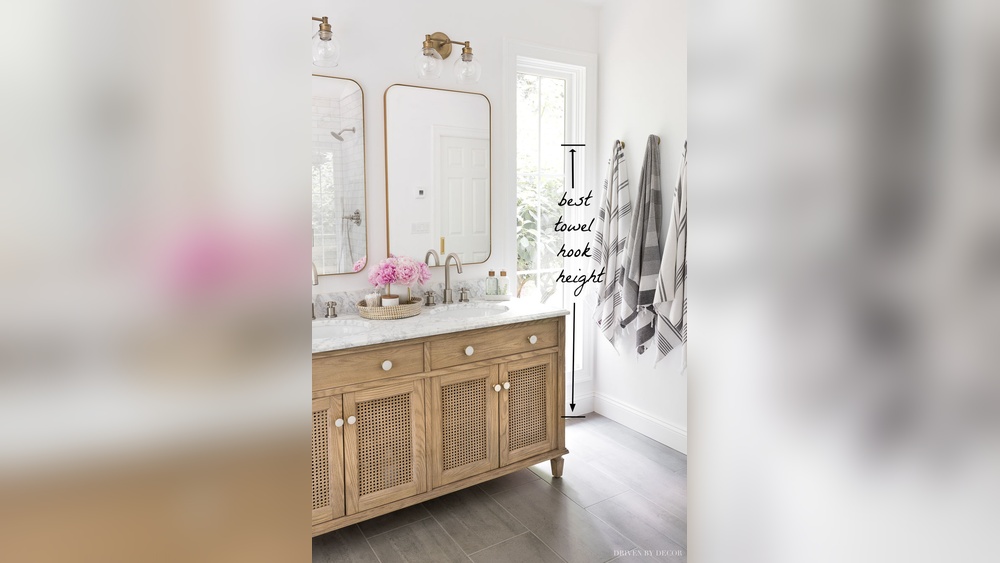 How High to Hang Towel Hooks on Wall