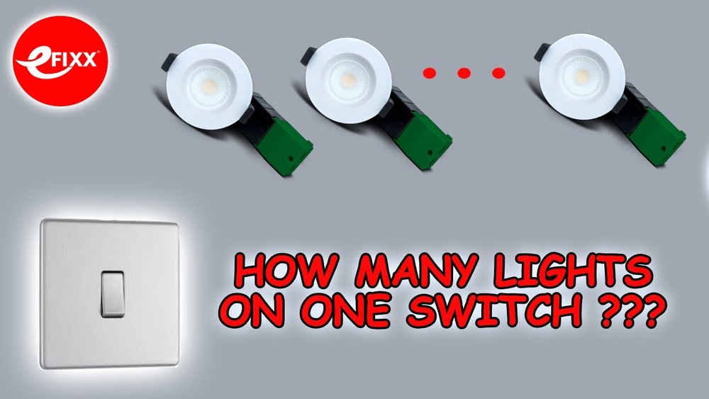 How Many Led Lights on One Switch