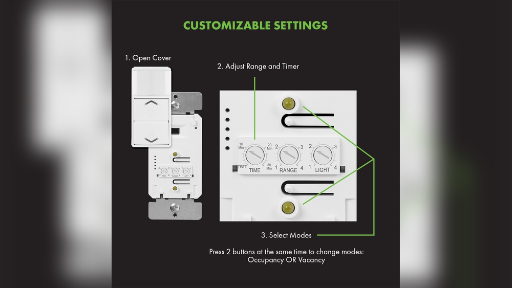 How to Adjust a Motion Sensor Light Switch