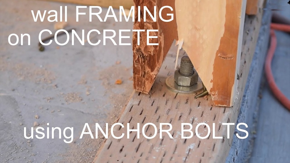 How to Anchor Exterior Wall to Concrete
