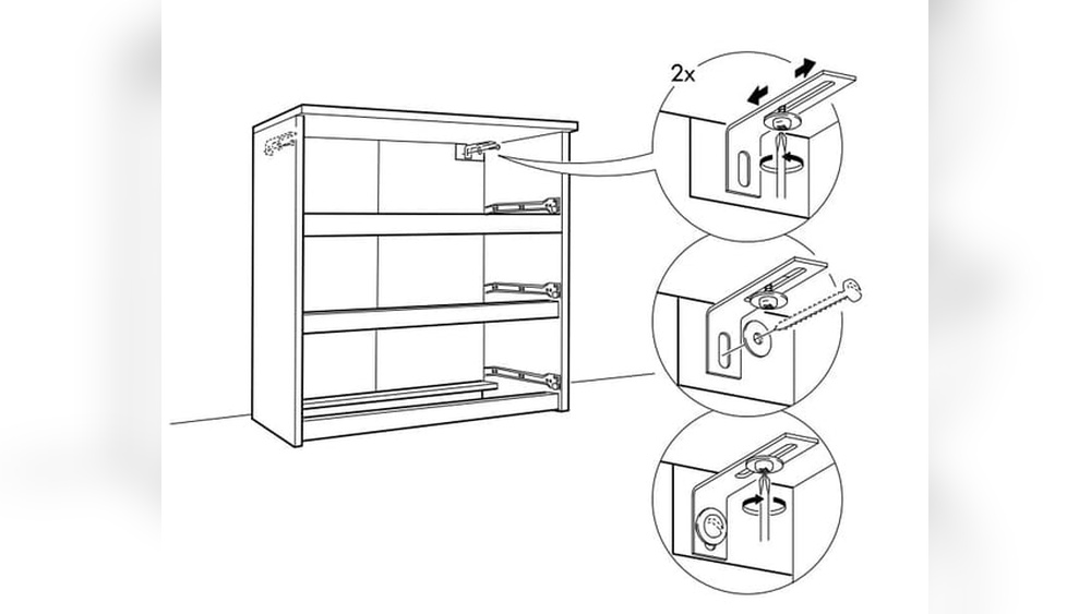 How to Anchor Furniture to Wall Ikea