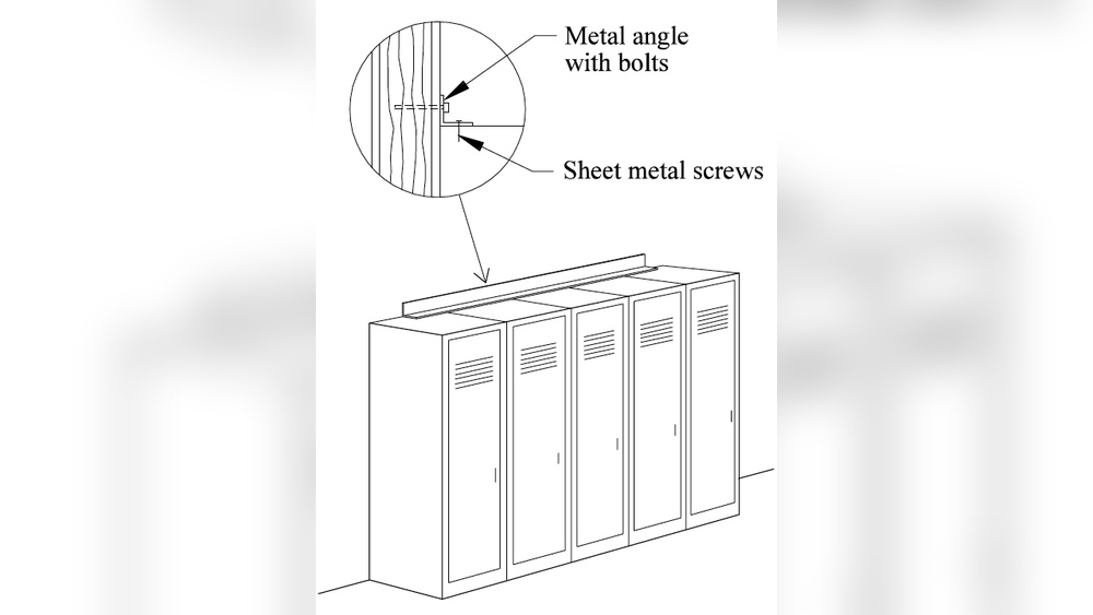 How to Anchor Lockers to Cmu Wall
