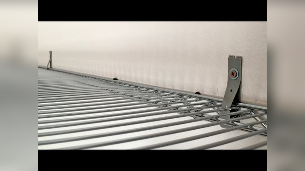 How to Anchor Metal Shelves to Wall