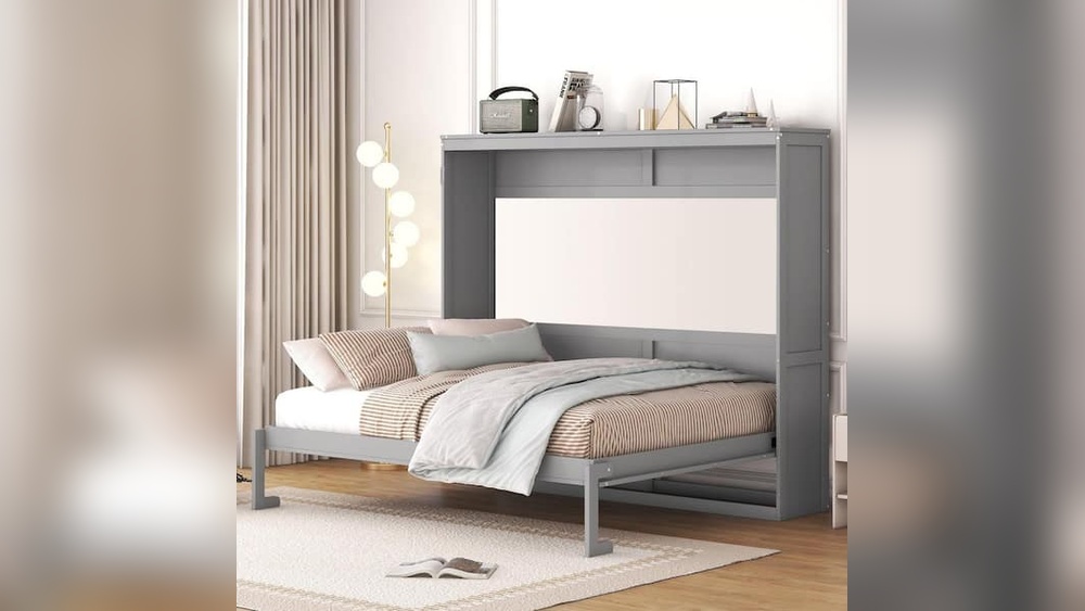 How to Anchor Murphy Bed Frame to Wall Idea