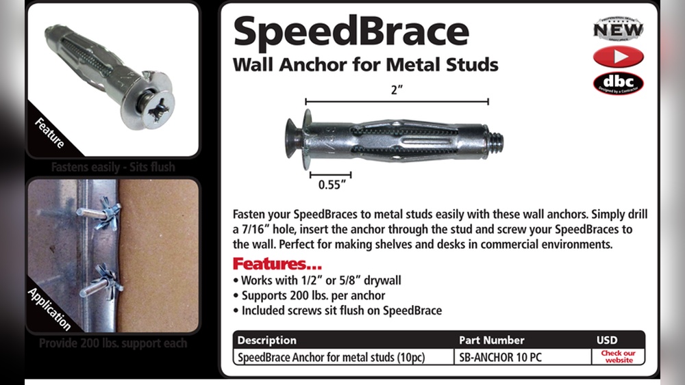 How to Anchor to Metal Stud Walls