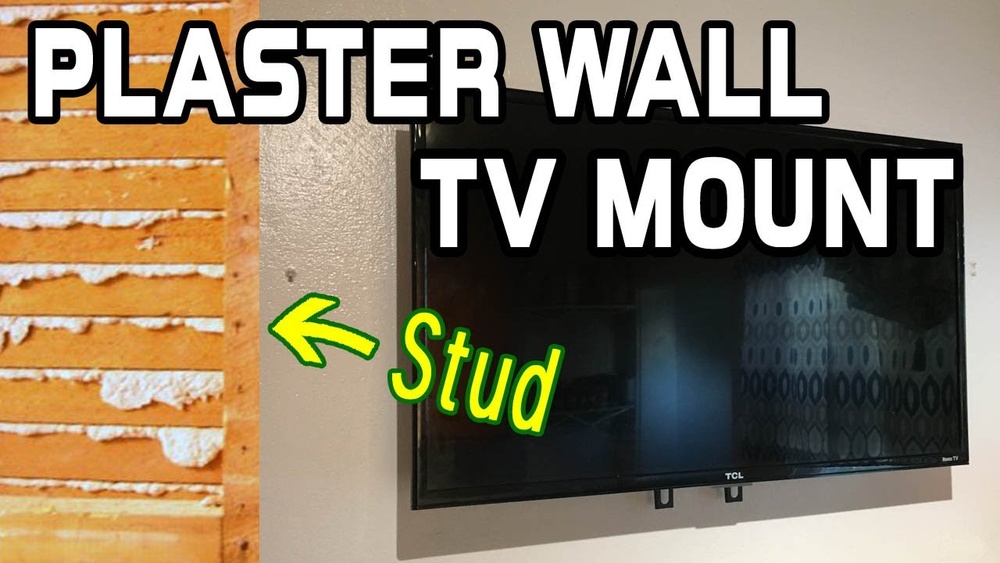 How to Anchor Tv to Plaster Wall