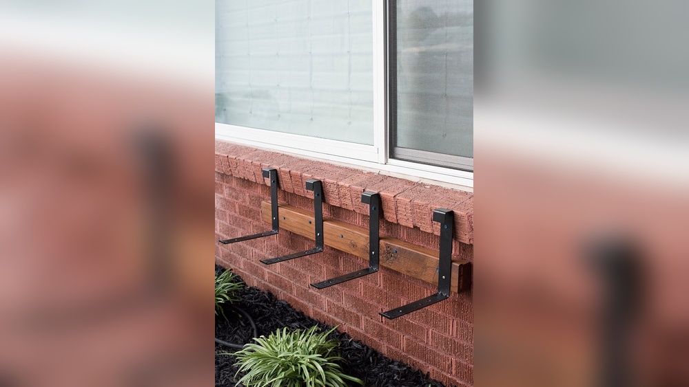 How to Anchor Window Box to Brick Wall
