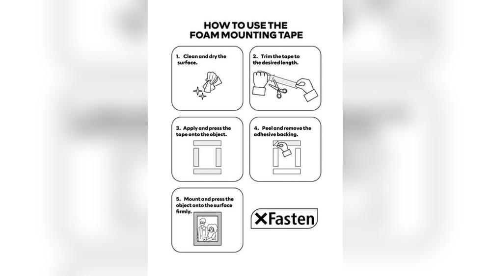 How to Apply Mounting Tape