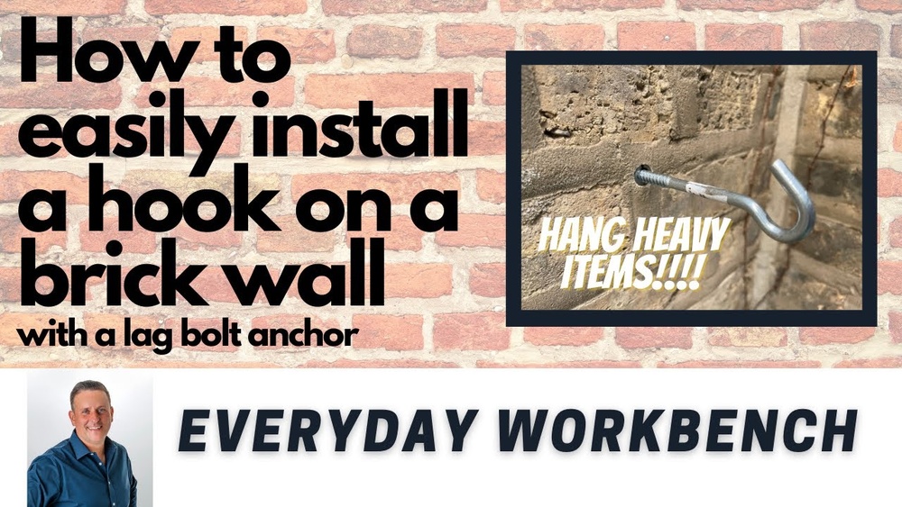 How to Attach Hooks to Brick Wall