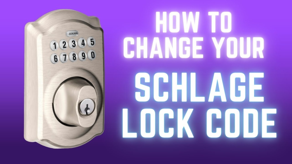 How to Change Code Schlage Keypad Deadbolt