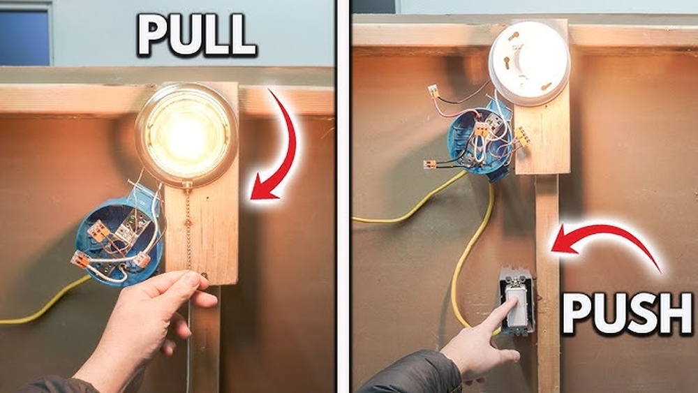 How to Change Pull Chain Light to Switch