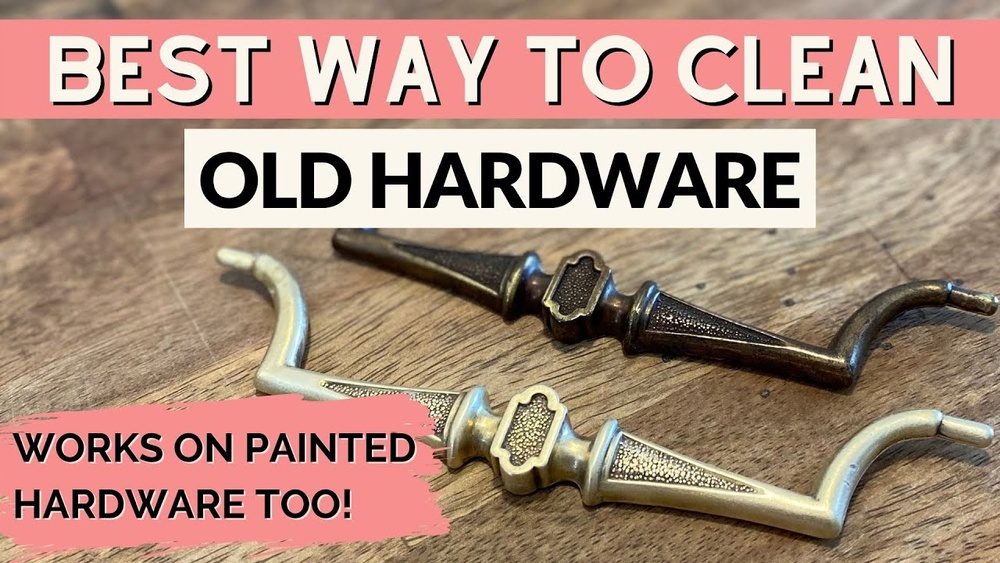How to Clean Vintage Cabinet Hardware