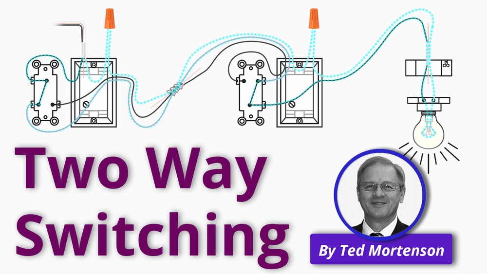 How to Connect a Light With Two Switches