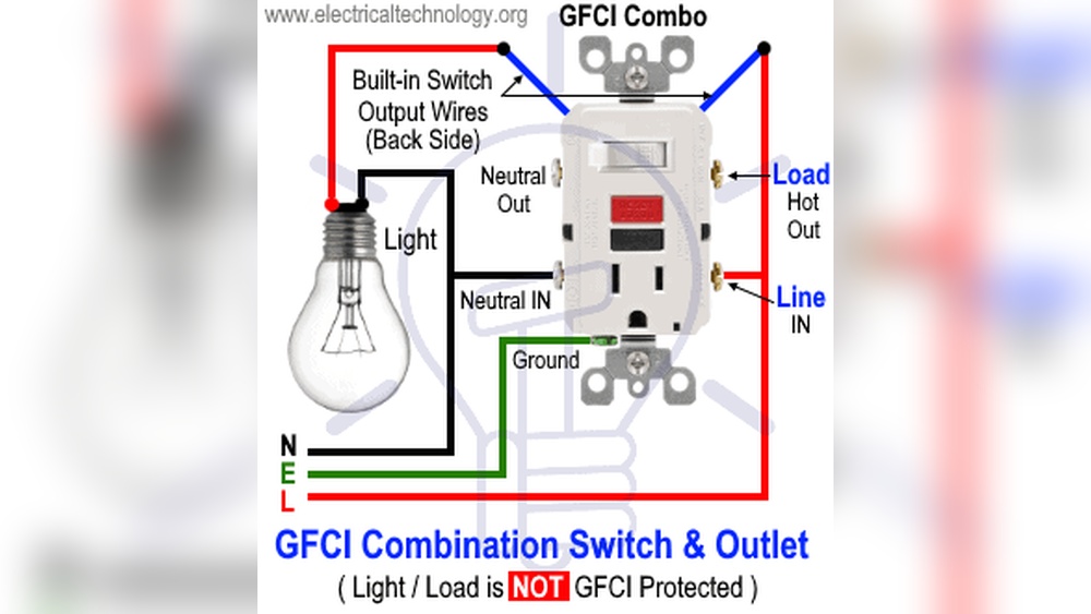 How to Connect Gfci Outlet With Light Switch