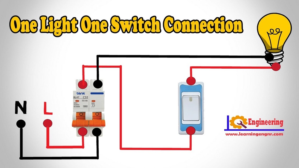 How to Connect Switch And Light
