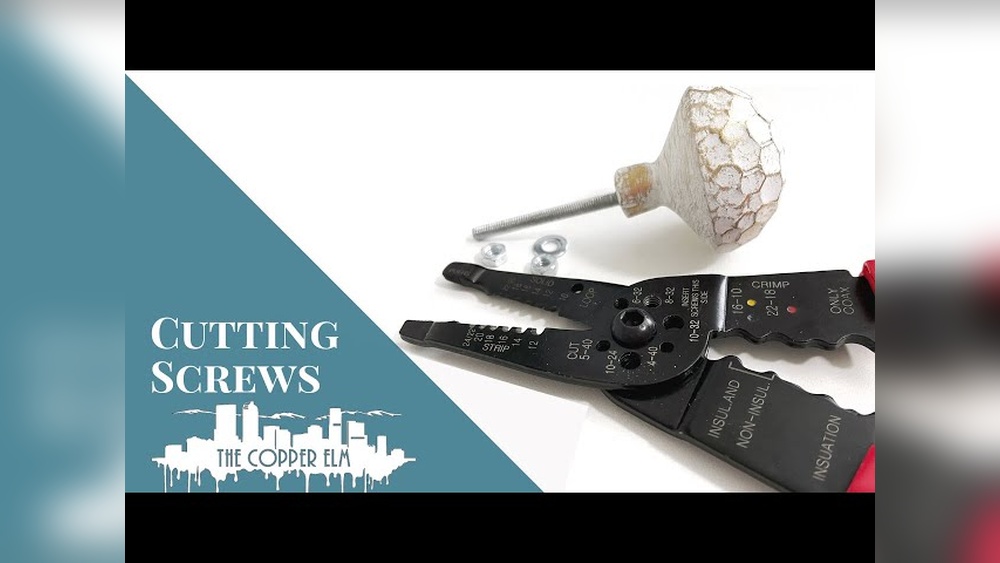 How to Cut Cabinet Hardware Screws