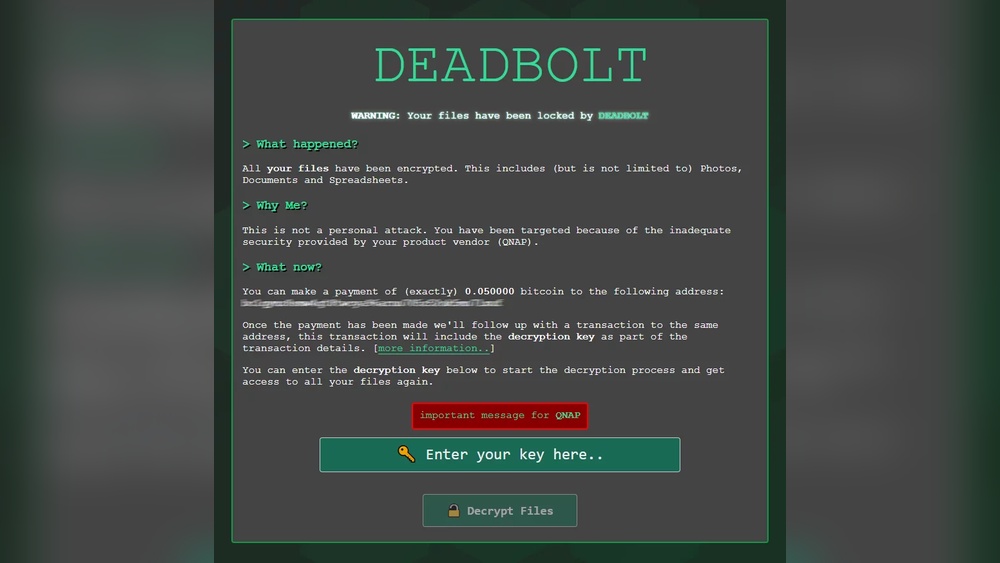 How to Decrypt Deadbolt Files
