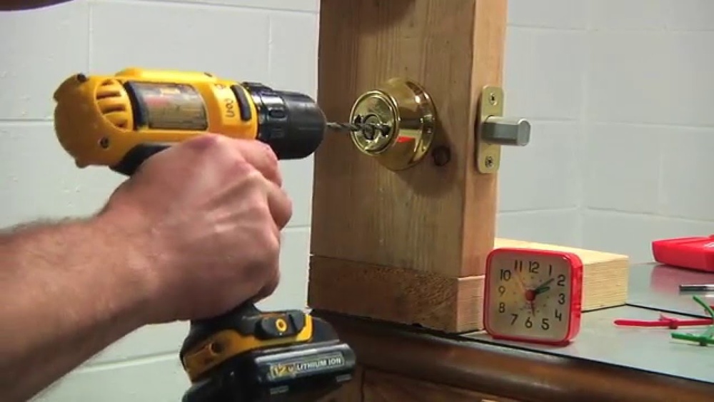 How to Drill a Deadbolt Lock