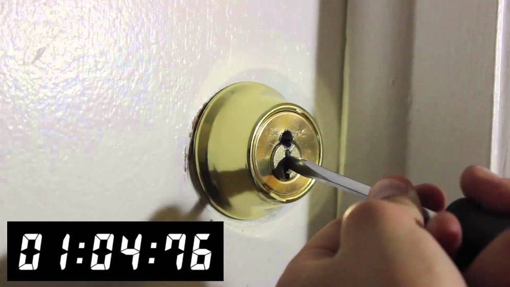 How to Drill Out a Kwikset Deadbolt