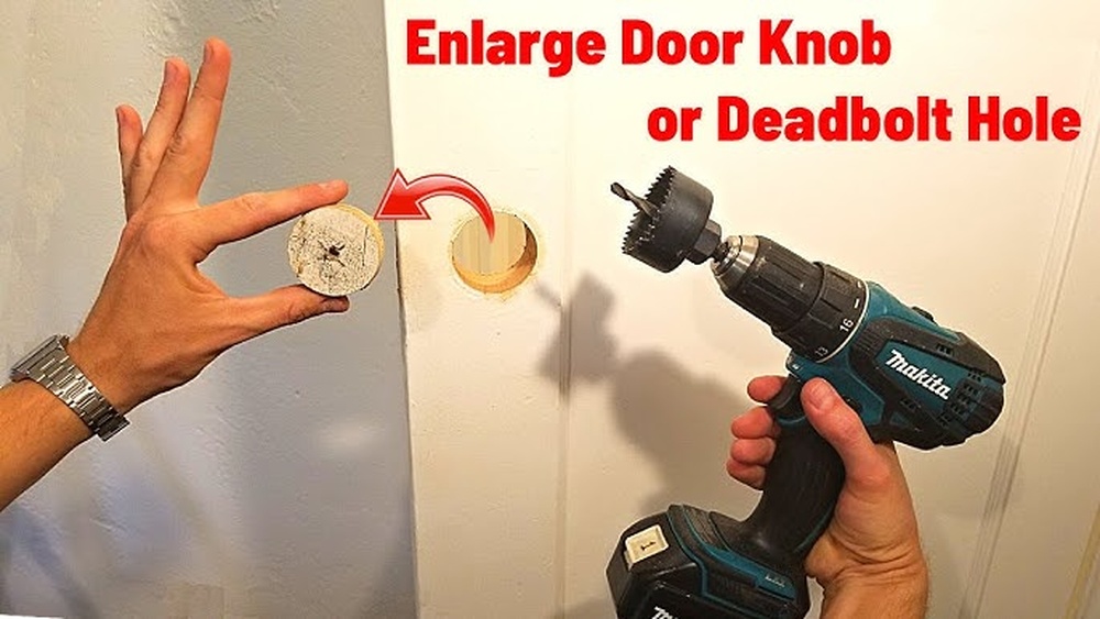 How to Enlarge an Existing Deadbolt Hole