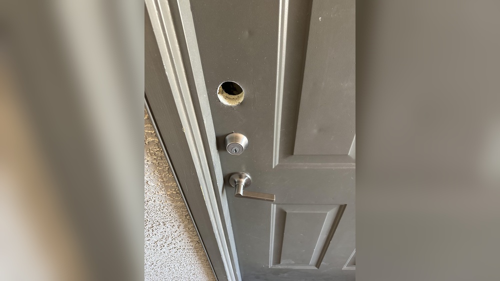 How to Fill Deadbolt Hole