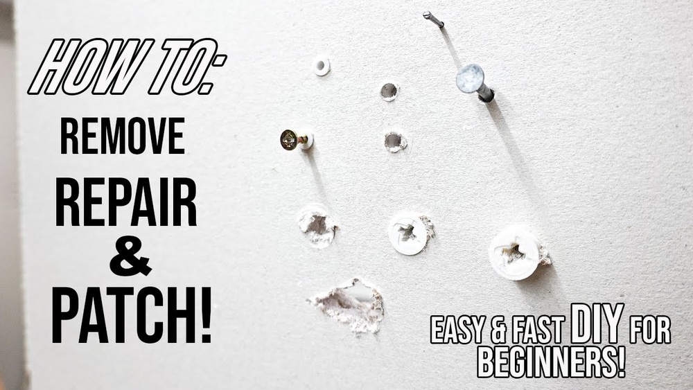 How to Fill in Wall Anchor Holes