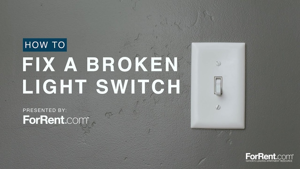 How to Fix a Broken Light Switch