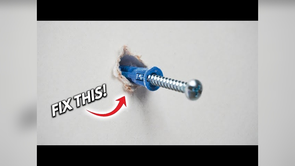 How to Fix Holes in Wall from Anchors