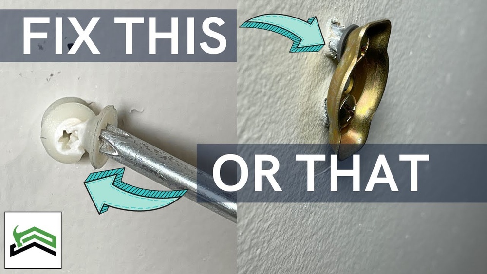 How to Get Broken Drywall Anchor Out of Wall