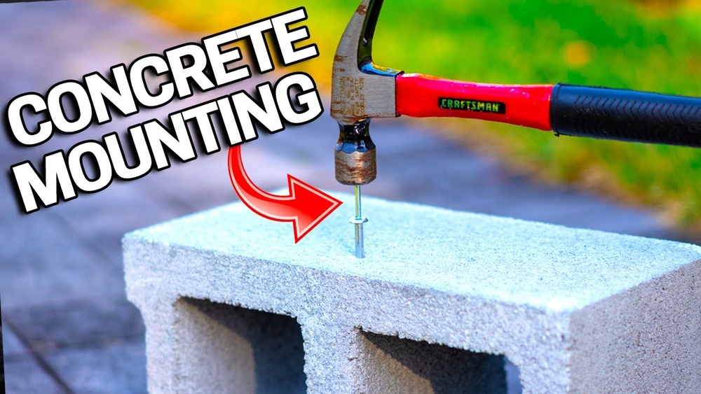 How to Glue Anchors to Cinder Block Wall