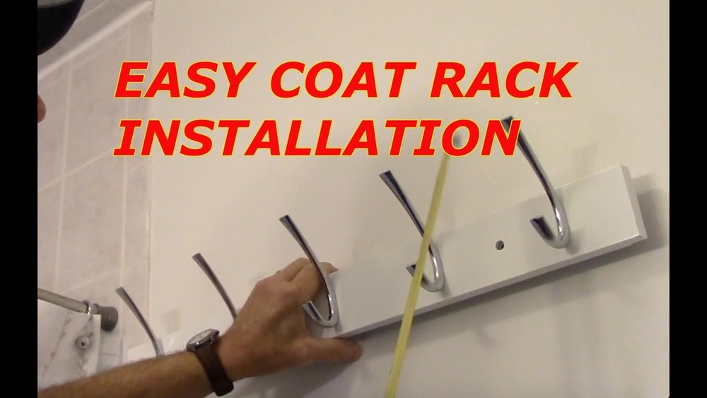 How to Hang Coat Hooks on Plaster Wall