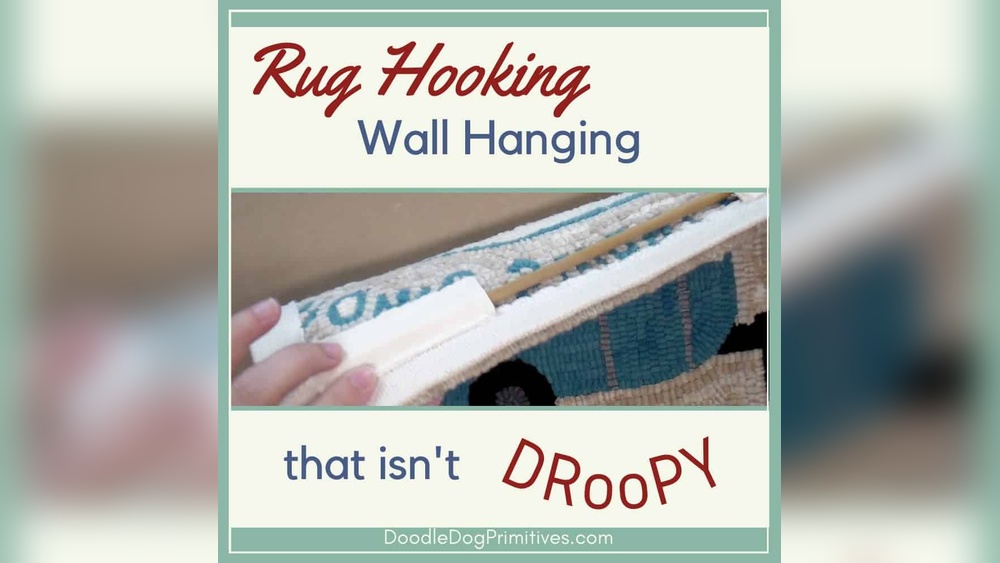 How to Hang Hooked Rug on Wall