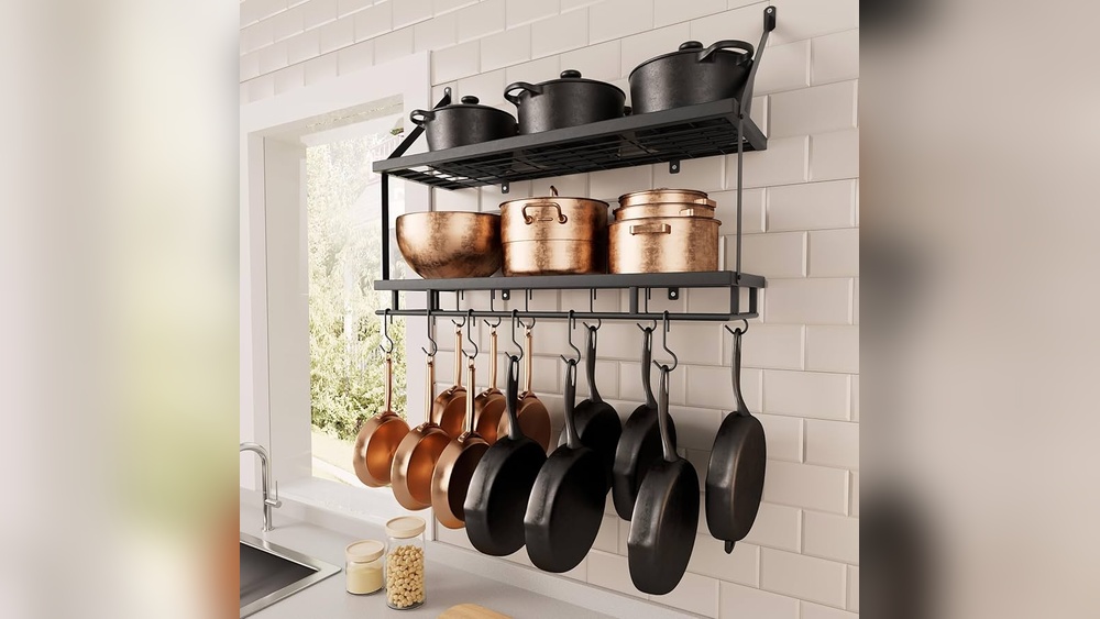 How to Hang Pots And Pans on Wall With Hooks