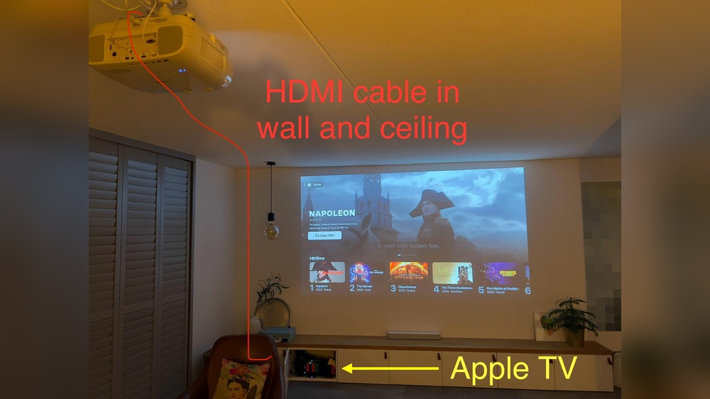 How to Hook Up an Apple Tv Wall Projector