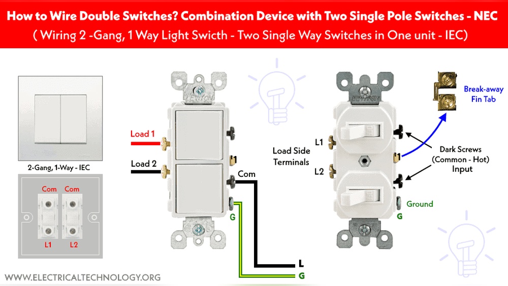 How to Install a Double Light Switch