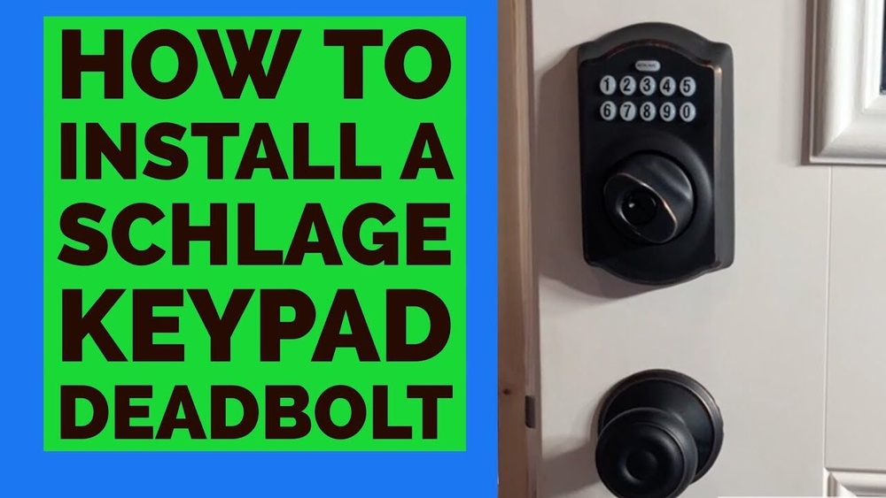 How to Install a Keypad Deadbolt