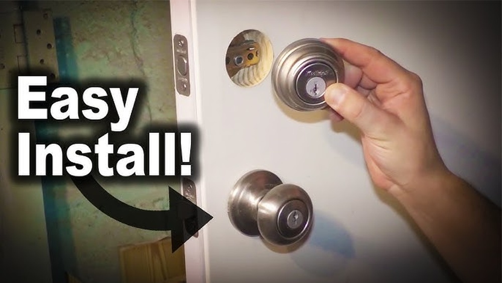 How to Install a New Doorknob And Deadbolt