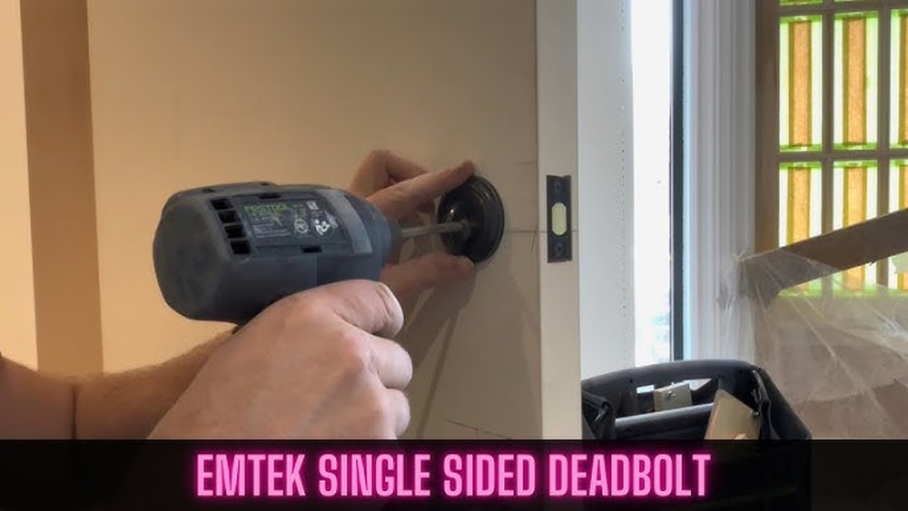 How to Install a One Sided Deadbolt